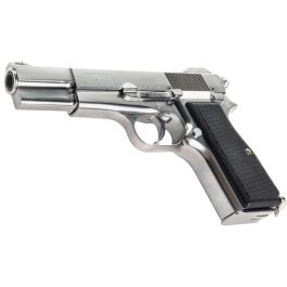 Marushin Browning Hi-Power Canadian Model Gun - Silver | RedWolf