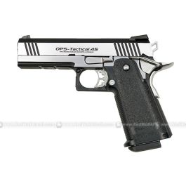 Tokyo Marui Hi Capa 4.3 GBB Airsoft Pistol (Dual Stainless Custom