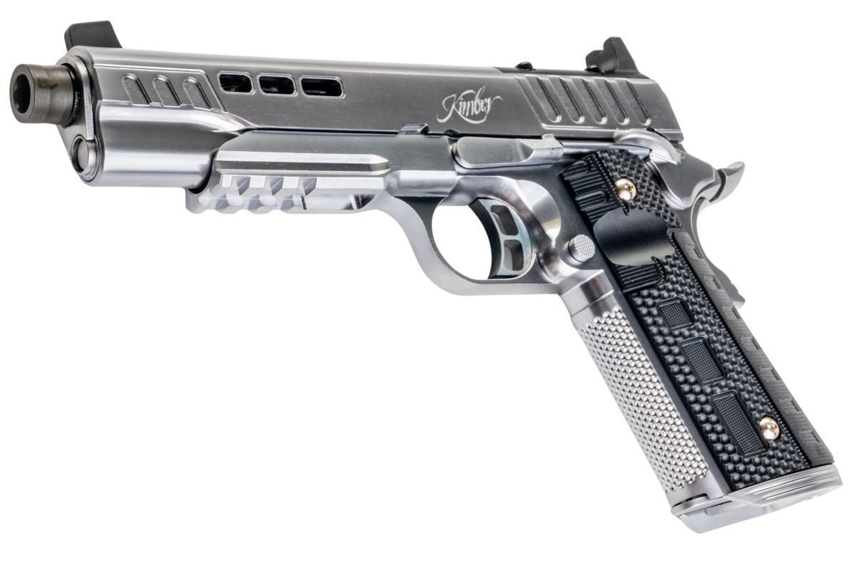 EMG Kimber 1911 Rapide Ice GBB Airsoft Pistol - Silver (RMR Ver
