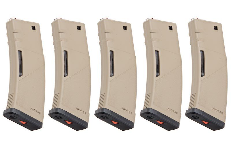 KRYTAC M4 Magazine (150 rounds UHP AEG Magazine, 5pcs/Box) - FDE