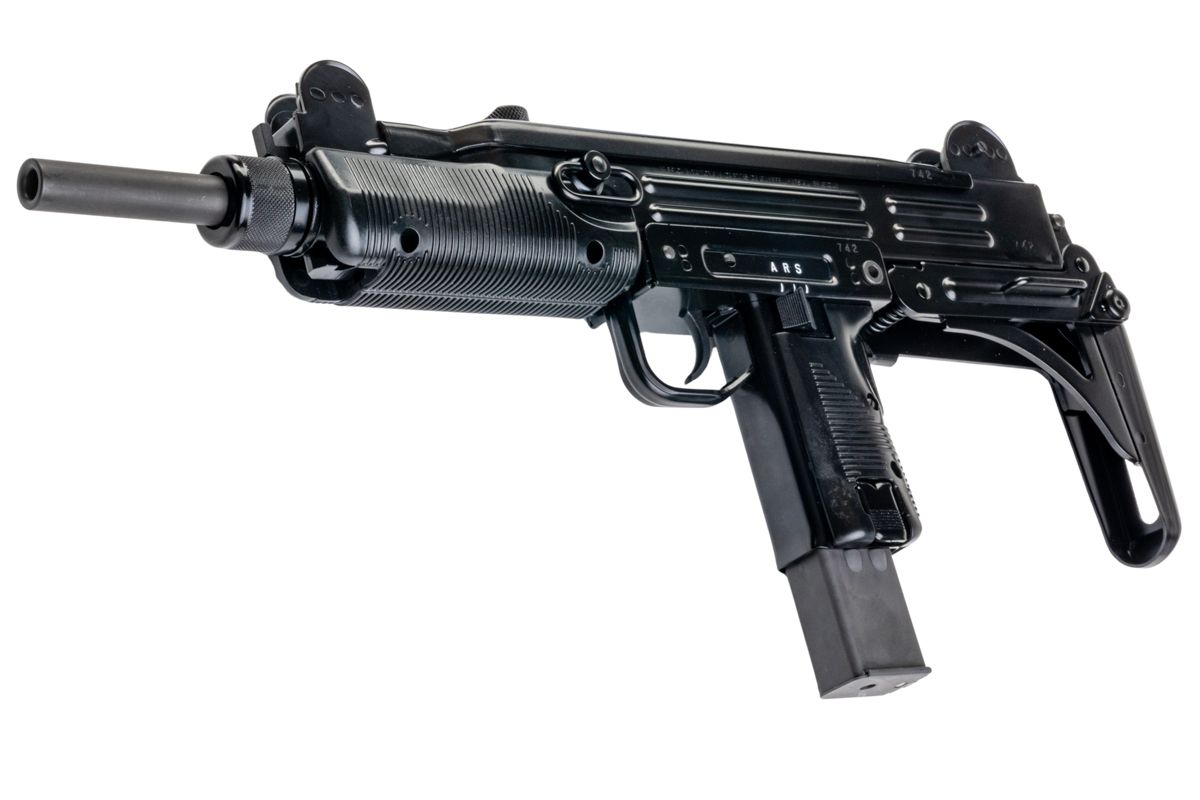 SMG UZI エアソフトガン ブラック NORTW-NE-SMG-020-CO2-1L.jpg
