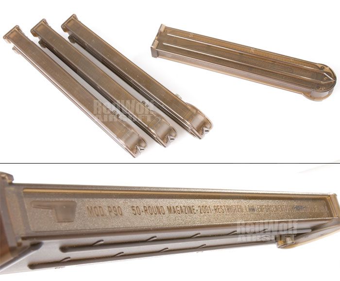 MAG P90 Magazine (170 rounds AEG Magazine) - 4pcs/box | RedWolf