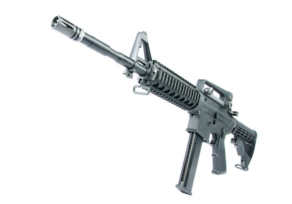 We M4a1 Ris Pcc Version Gbb Rifle Black Redwolf