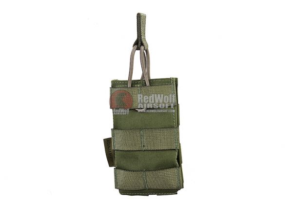 OD GREEN MOLLE Triple Pouch 7.62mm 5.56mm Magazine Mag Close Flap Pouch 