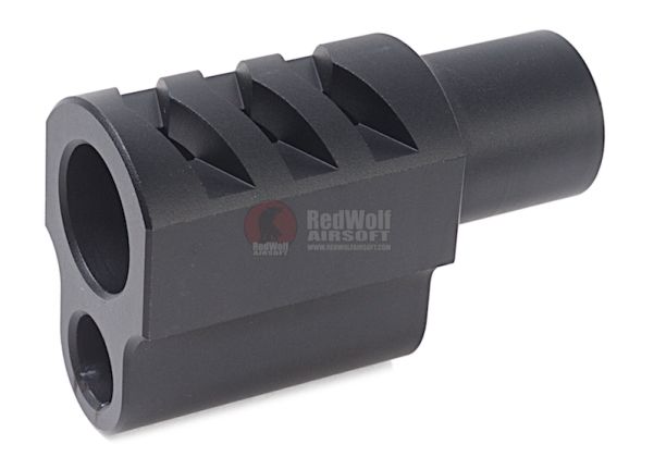 Airsoft Gear 5KU Front Kit Compensator Type 2 for Tokyo Marui 1911 GBB Black 