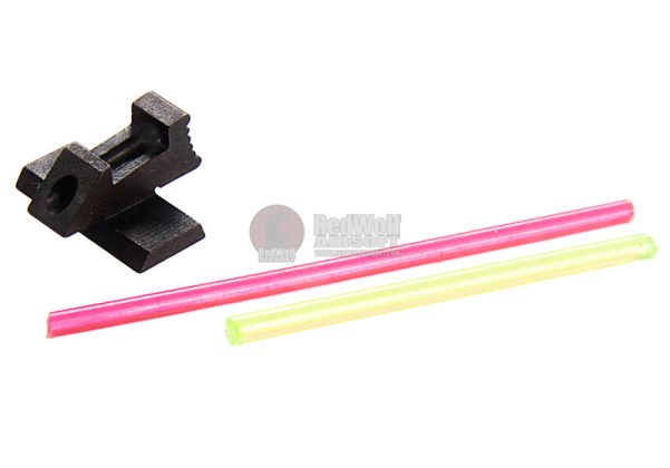 Airsoft 5KU Glow Fiber Front Sight Type 2 for Marui Hi-Capa GBB Pistol 