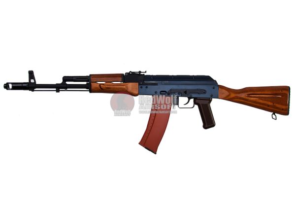 Винтовка WE AK74 GBB (версия из натурального дерева)