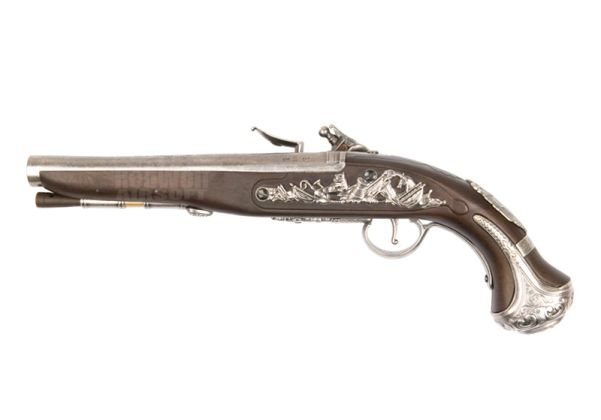 KTW Flintlock Pistol (Air Cocking Gun)