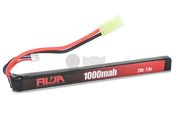 RWA 7.4v 1000mAh (20C) AK Stick Type Lipo Rechargeable Battery (Small Tamiya)