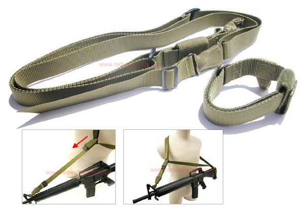 Details about   FLYYE Tactical Three Point Sling FY-SL-S003-OD Olive Drab 