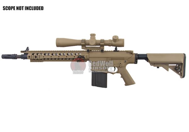 Ares Sr25 M110k Sniper Rifle Electric Fire Control System Version Tan Licensed By Knight S Redwolf