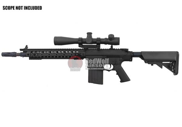 Снайперская винтовка ARES SR25-M110K (версия с электрической системой управления огнем) — черная (по лицензии Knight's)