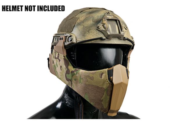 Airsoft Multicam Half Face Mask for Tactical OC Highcut Helmet TMC2889 