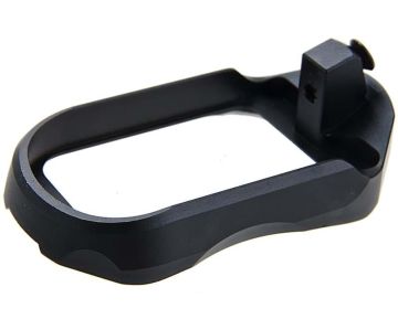 5KU Action Army AAP 01 GBB Airsoft Magwell (CNC, Type 2) - Black 0
