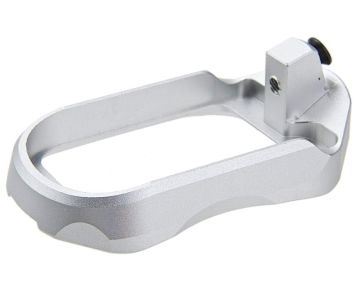 5KU Action Army AAP 01 GBB Airsoft Magwell (CNC, Type 2) - Silver 0