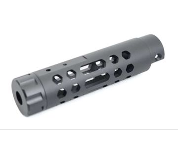 5KU Action Army AAP 01 GBB Airsoft Outer Barrel (Type A, Aluminum, Black) 0