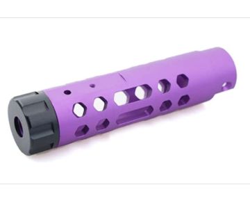5KU Action Army AAP 01 GBB Airsoft Outer Barrel (Type A, Aluminum, Purple) 0