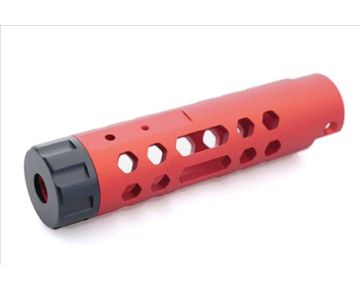 5KU Action Army AAP 01 GBB Airsoft Outer Barrel (Type A, Aluminum, Red) 0