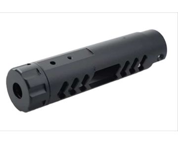 5KU Action Army AAP 01 GBB Airsoft Outer Barrel (Type C, Aluminum, Black) 0