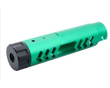 5KU Action Army AAP 01 GBB Airsoft Outer Barrel (Type C, Aluminum, Green) 0