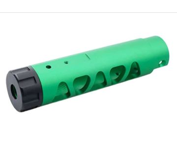5KU Action Army AAP 01 GBB Airsoft Outer Barrel (Type D, Aluminum, Green) 0