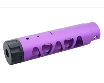 5KU Action Army AAP 01 GBB Airsoft Outer Barrel (Type D, Aluminum, Purple) 0