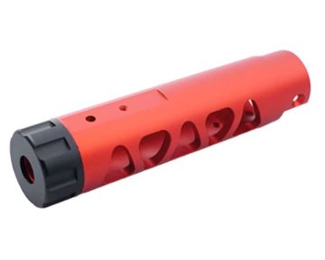 5KU Action Army AAP 01 GBB Airsoft Outer Barrel (Type D, Aluminum, Red) 0