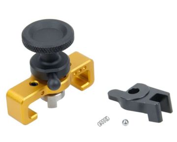 5KU Action Army AAP 01 GBB Airsoft Selector Switch Charge Handle (Type 1) - Gold 0