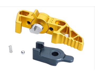 5KU Action Army AAP 01 GBB Airsoft Selector Switch Charge Handle (Type 3, Aluminum, Gold) 0