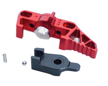 5KU Action Army AAP 01 GBB Airsoft Selector Switch Charge Handle (Type 3, Aluminum, Red) 0