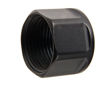 5KU Threaded Barrel Protector (Hexagon) - 14mm CCW (Black) 0