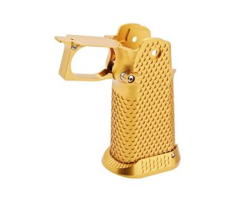 5KU Tokyo Marui Hi Capa GBB CNC Aluminum Grip (Infinity Style, Type 1) - Gold 0