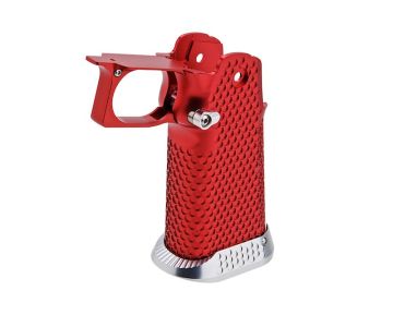 5KU Tokyo Marui Hi Capa GBB CNC Aluminum Grip (Infinity Style, Type 1) - Red 0