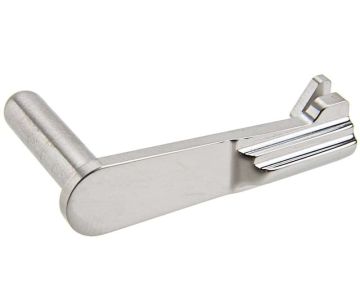 5KU Tokyo Marui Hi Capa GBB Slide Stop (Stainless Steel, Type 1, Silver) 0