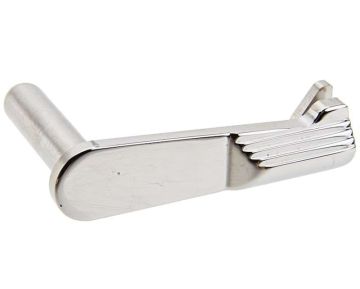 5KU Tokyo Marui Hi Capa GBB Slide Stop (Stainless Steel, Type 3, Silver) 0