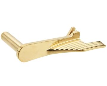 5KU Tokyo Marui Hi Capa GBB Airsoft Extended Slide Stop (Stainless Steel, Gold) 0