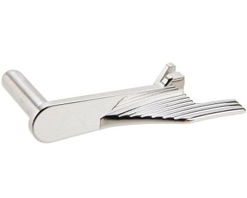 5KU Tokyo Marui Hi Capa GBB Airsoft Extended Slide Stop (Stainless Steel, Silver) 0