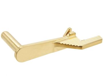 5KU Tokyo Marui Hi Capa Slide Stop (Extended, Stainless Steel, Type 2) - Gold 0