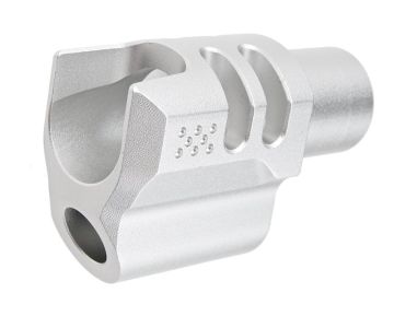 5KU Tokyo Marui 1911 Compensator GBB Airsoft (Type 6) - Silver 0
