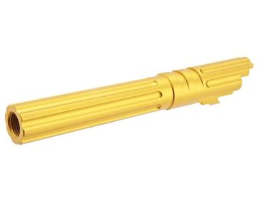 5KU Tokyo Marui Hi Capa 5.1 GBB Outer Barrel (Type 1, M11CW, Aluminum, Gold) 0
