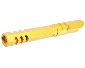 5KU Tokyo Marui Hi Capa 5.1 GBB Outer Barrel (Type 2, M11CW, Aluminum, Gold) 0