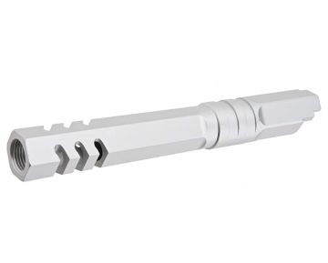 5KU Tokyo Marui Hi Capa 5.1 GBB Outer Barrel (Type 2, M11CW, Aluminum, Silver) 0