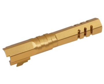 5KU Tokyo Marui Hi Capa 4.3 GBB Outer Barrel (Type 2, M11CW, Aluminum, Gold) 0