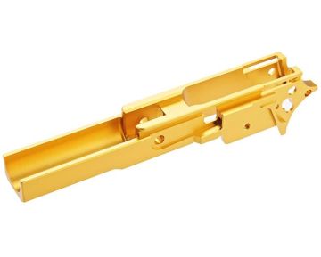 5KU Tokyo Marui Hi Capa GBB Aluminum Frame (3.9 inch Type 1, SV) - Gold 0