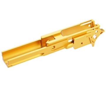 5KU Tokyo Marui Hi Capa GBB Aluminum Frame (3.9 inch Type 3, Blank) - Gold 0