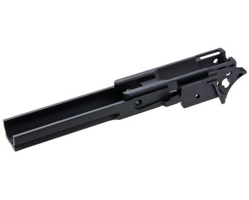 5KU Tokyo Marui Hi Capa GBB Frame 4.3 inch (Aluminum, Blank Marking w/ Rail Version, Black) 0