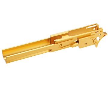 5KU Tokyo Marui Hi Capa GBB Frame 4.3 inch (Aluminum, Blank Marking w/ Rail Version, Gold) 0