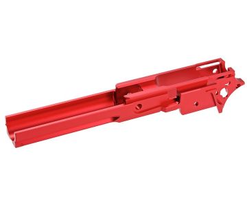 5KU Tokyo Marui Hi Capa GBB Frame 4.3 inch (Aluminum, Blank Marking w/ Rail Version, Red) 0