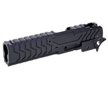 5KU Tokyo Marui Hi Capa GBB Aluminum Slide & Frame (Martix Type) - Black 0