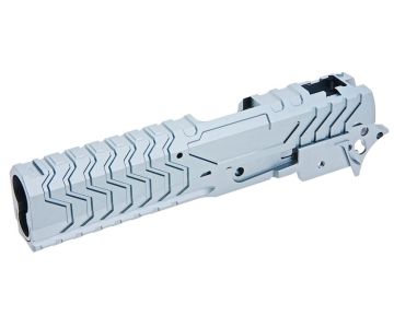5KU Tokyo Marui Hi Capa GBB Aluminum Slide & Frame (Martix Type) - Grey 0